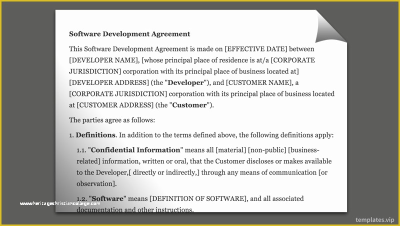 Software Development Contract Template Free Of Best Work for Hire Agreement Templates Templatesp