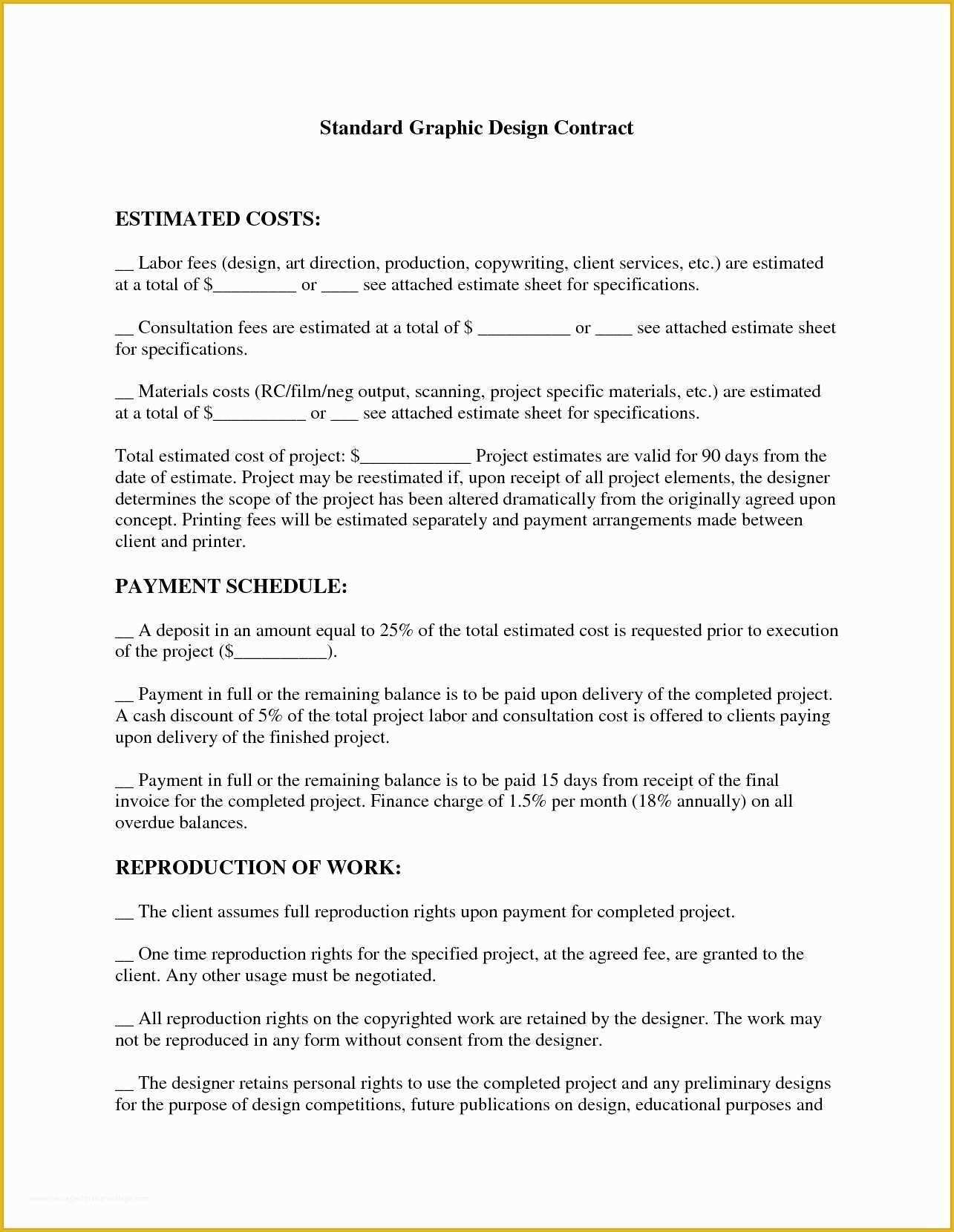 Software Development Contract Template Free Of Freelance software Development Contract Template