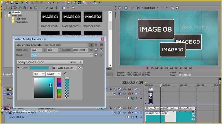 Sony Vegas Pro Slideshow Templates Free Download Of Modern Slideshow