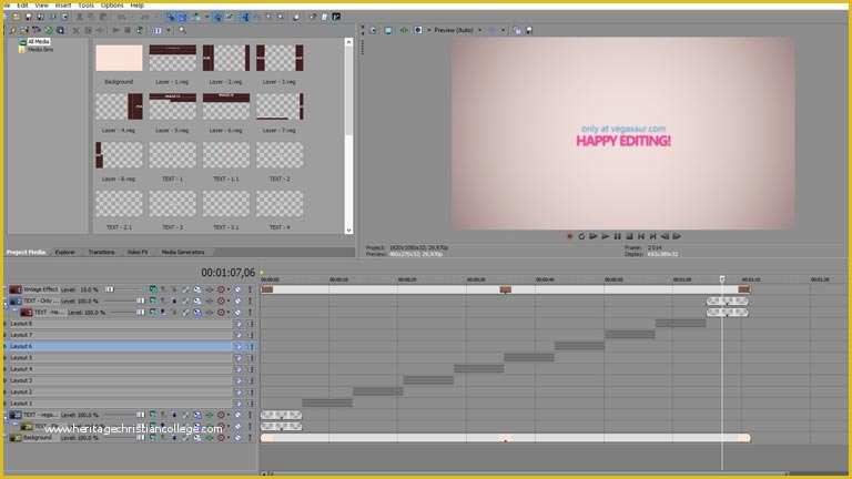 Sony Vegas Slideshow Templates Free Download Of Elegant Slideshow