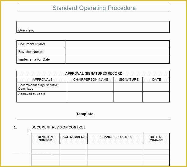 Sop Template Free Of It Audit Template Checklist Check Sheet Manufacturing