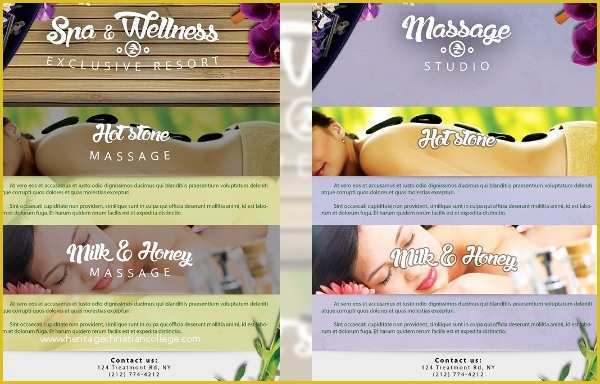 Spa Flyer Templates Free Download Of 26 Spa Flyers Word Psd Ai Eps format Download