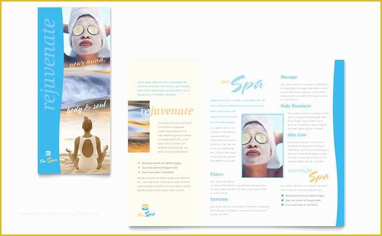 Spa Flyer Templates Free Download Of Beauty Spa Brochure Template Word & Publisher