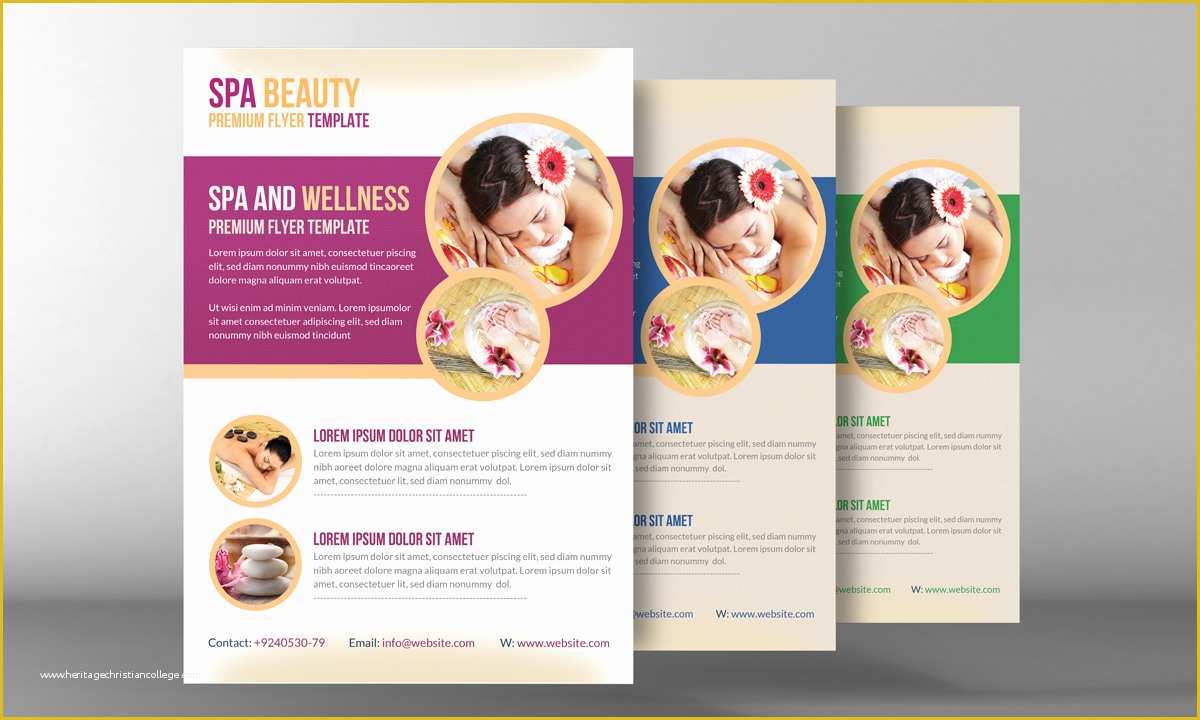 Spa Flyer Templates Free Download Of Best Spa Beauty Flyer Psd Template