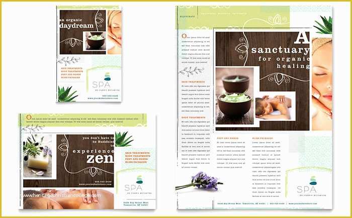 Spa Flyer Templates Free Download Of Day Spa Flyer & Ad Template Design