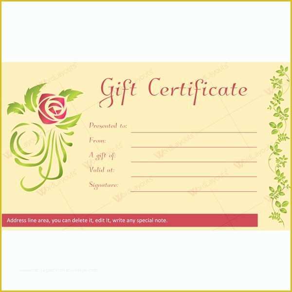 Spa Gift Certificate Template Free Of 12 Best Spa and Saloon Gift Certificate Templates Images