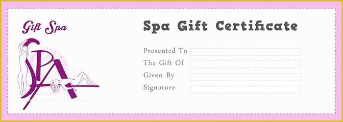 Spa Gift Certificate Template Free Of 25 Best Ideas About Free T Certificate Template On