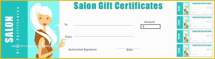 Spa Gift Certificate Template Free Of Free Salon Gift Certificate Template for Nail Salon Hair