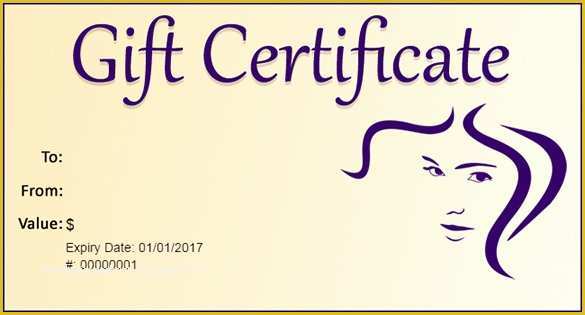 Spa Gift Certificate Template Free Of Gift Certificate Template – 34 Free Word Outlook Pdf