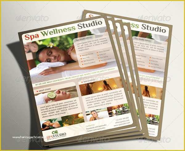 Spa Menu Template Free Of 22 Spa Menu Templates Psd Eps