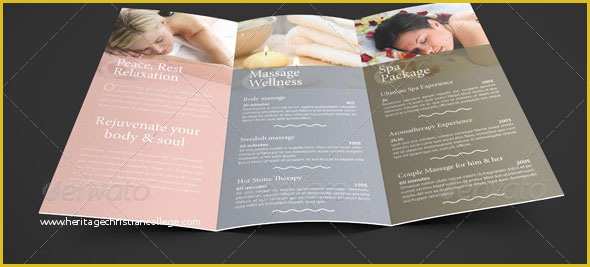 Spa Menu Template Free Of 35 Beautiful Spa Brochure Templates – Design Freebies