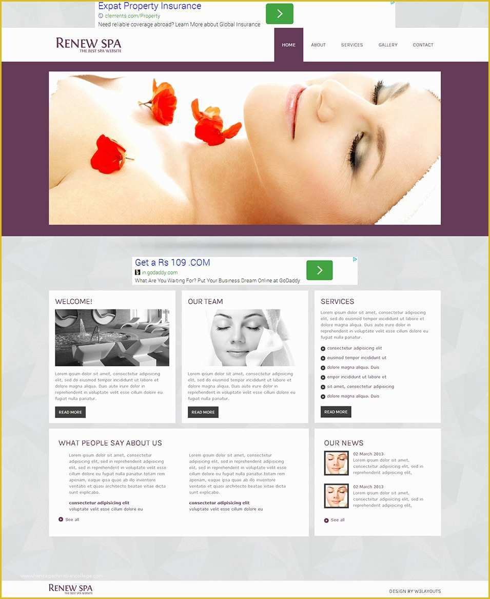 Spa Website Templates Free Download Of 18 Beauty Salon Website Templates