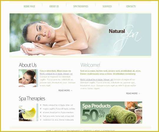 Spa Website Templates Free Download Of 25 Free Minimal and Clean Style Xhtml Css Website