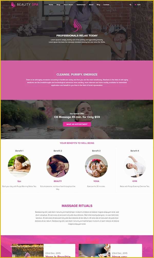 Spa Website Templates Free Download Of 80 Free HTML5 Website Templates