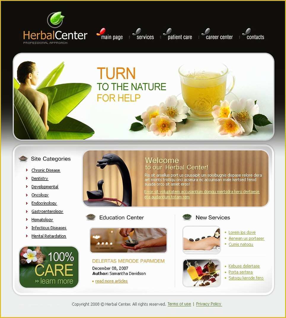 Spa Website Templates Free Download Of Beauty Salon Website Template Web Design Templates