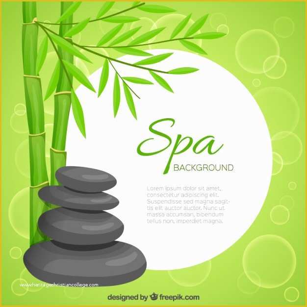 Spa Website Templates Free Download Of Green Spa Template Background Vector