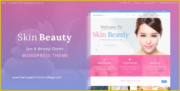 Spa Website Templates Free Download Of Skin Beauty Beauty Spa