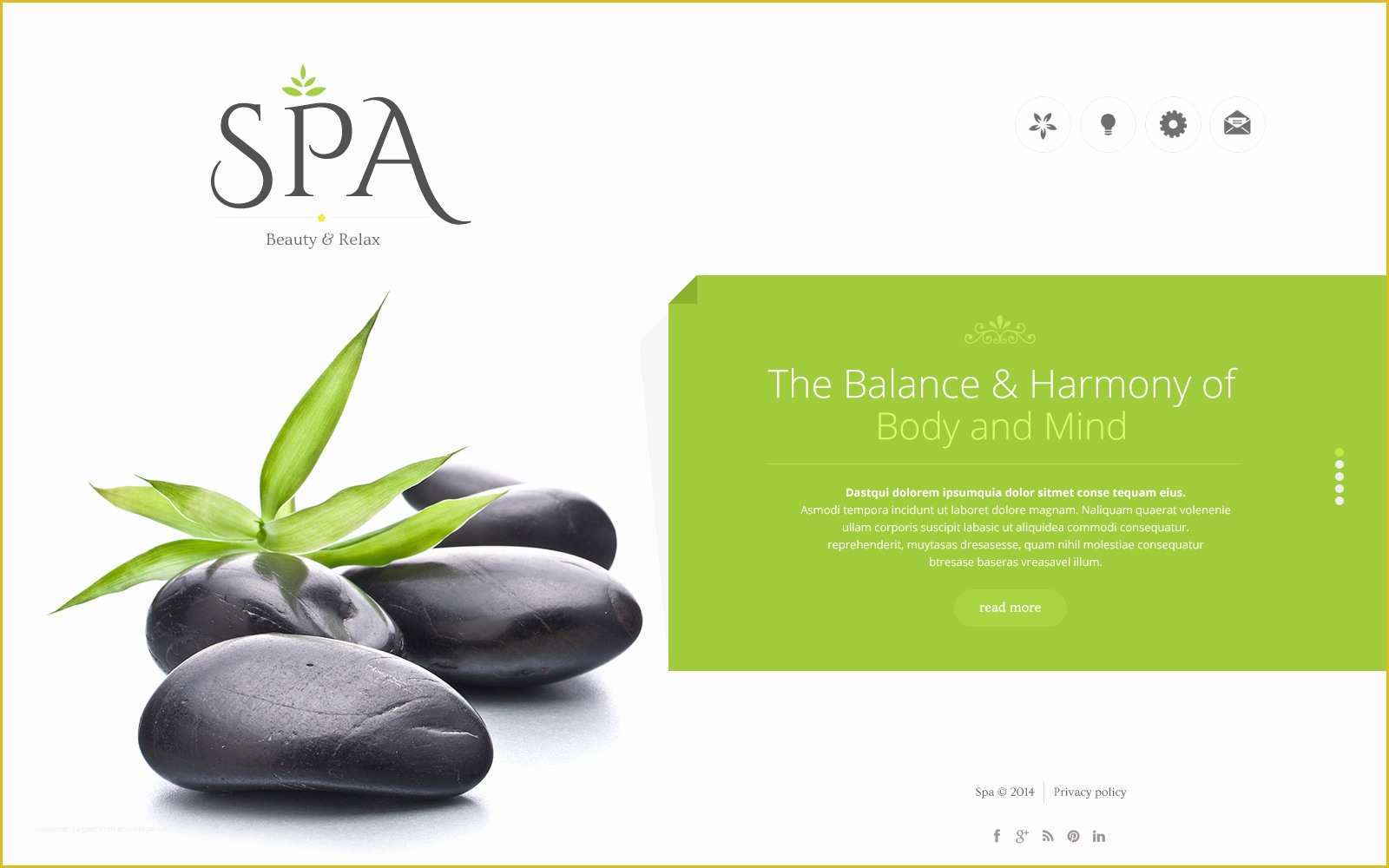 Spa Website Templates Free Download Of Spa Accessories Website Template