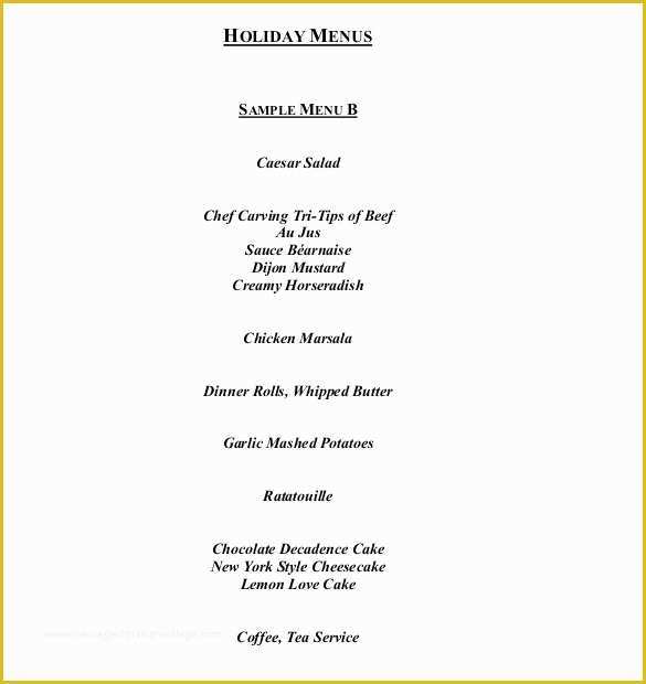 Specials Menu Template Free Of Easter Menu Templates Free – Hd Easter