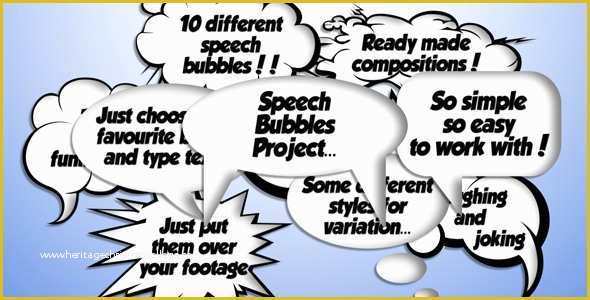 Speech Bubble after Effects Template Free Of after Effects Project Files Speech Bubble