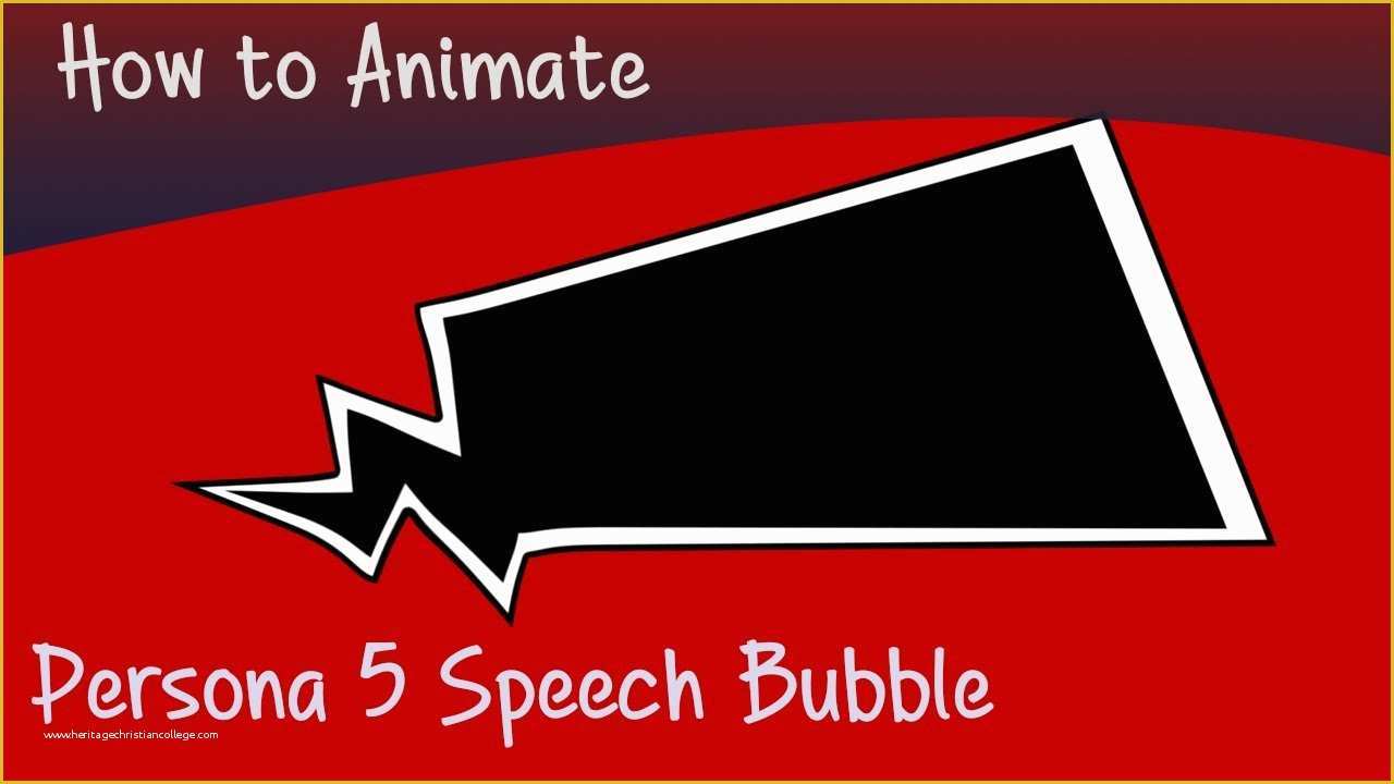 Speech Bubble after Effects Template Free Of Animating Dynamic Speech Bubbles Persona 5 Style