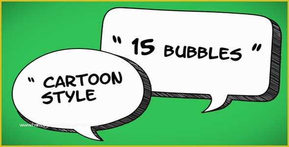 Speech Bubble after Effects Template Free Of Cartoon Speech Bubbles after Effects Project Files