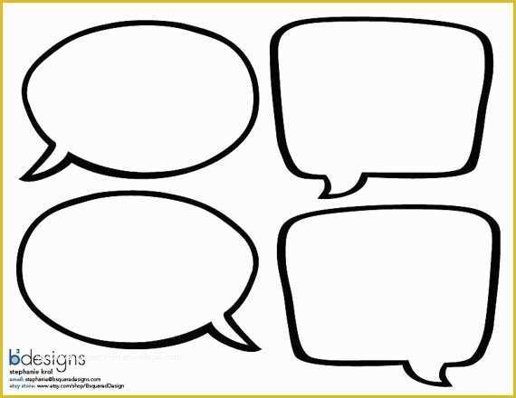 Speech Bubble after Effects Template Free Of Instant Download Blank Superhero Speech Bubble by