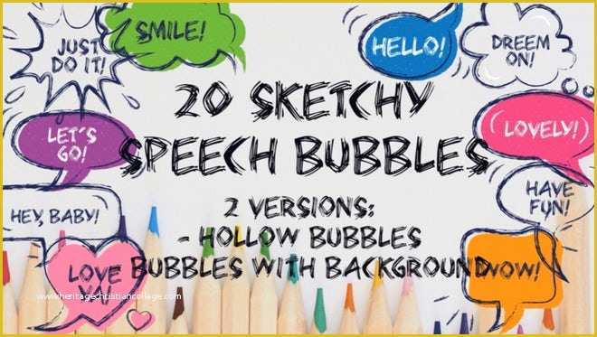 Speech Bubble after Effects Template Free Of Sketchy Speech Bubbles after Effects Templates