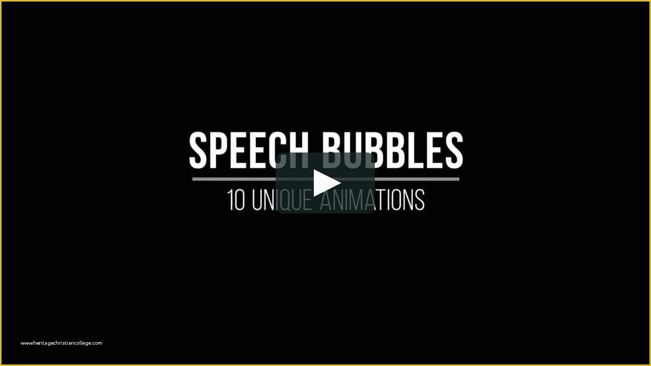 Speech Bubble after Effects Template Free Of Speech Bubble after Effects Template On Vimeo