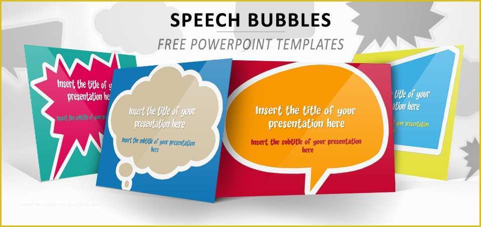 Speech Bubble after Effects Template Free Of Speech Bubbles – Free Template for Powerpoint and Impress