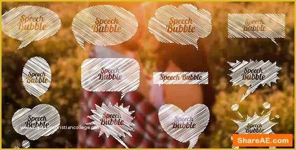 Speech Bubble after Effects Template Free Of Videohive Speech Bubble Pack Free after Effects
