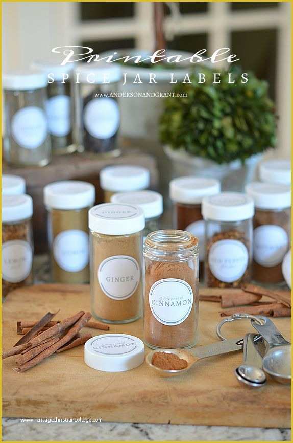 Spice Jar Label Template Free Of 30 Best Spice Jar Labels and Templates Images by