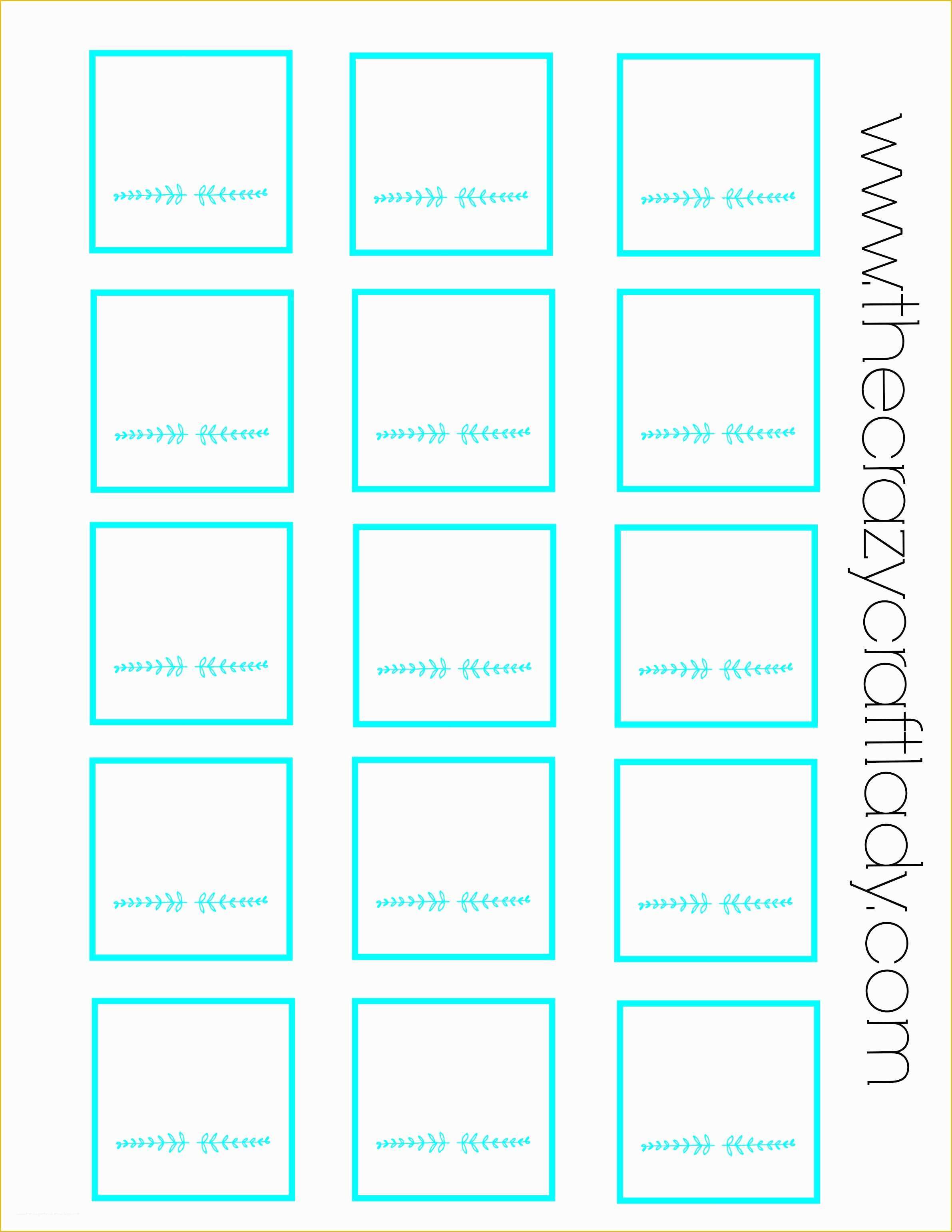 Spice Jar Label Template Free Of 6 Best Of Blank Printable Drawer Labels Free