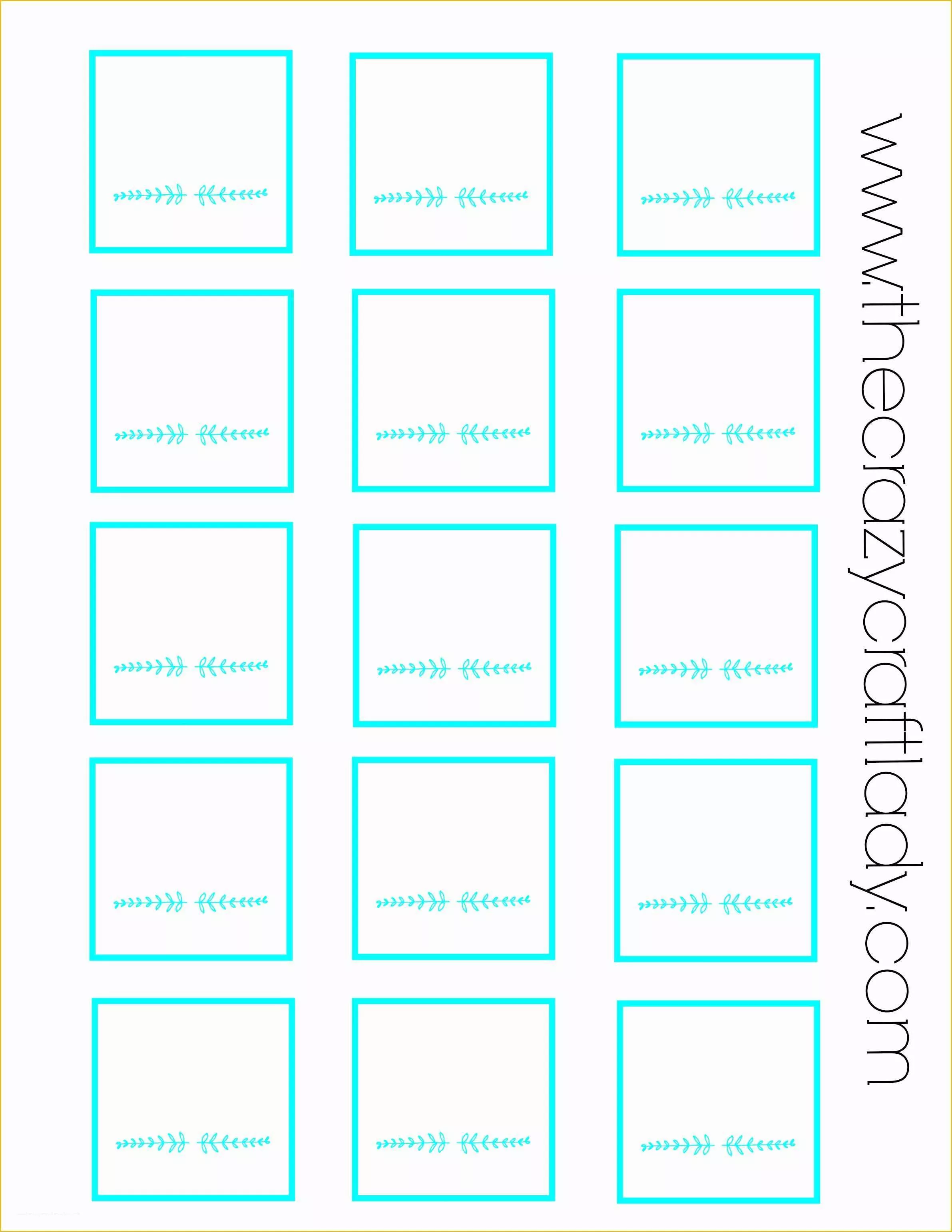 Spice Jar Label Template Free Of 6 Best Of Blank Printable Drawer Labels Free