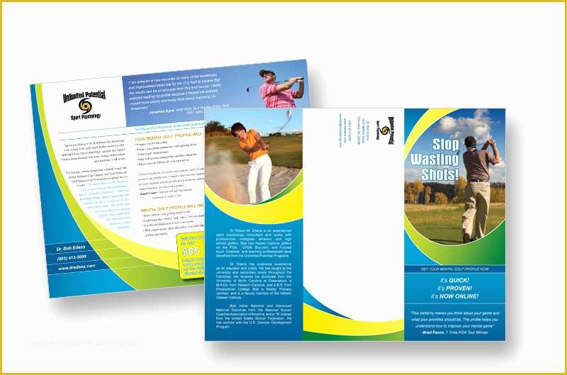 Sport Brochure Templates Free Of 23 Colorful Brochure Designs for Inspiration Designcanyon