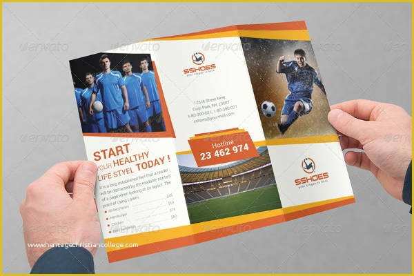 Sport Brochure Templates Free Of 7 Sports event Brochures Designs Templates