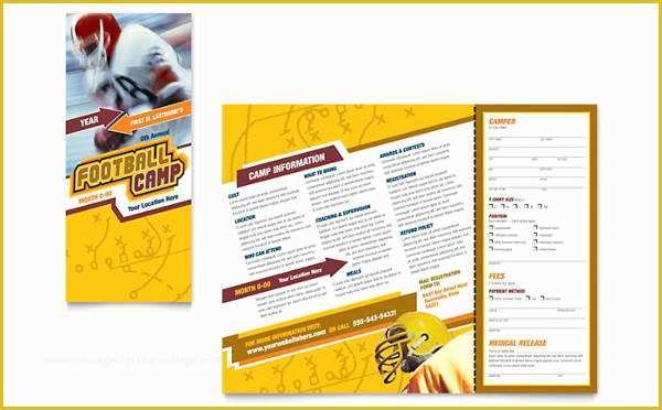 Sport Brochure Templates Free Of 7 Sports event Brochures Designs Templates