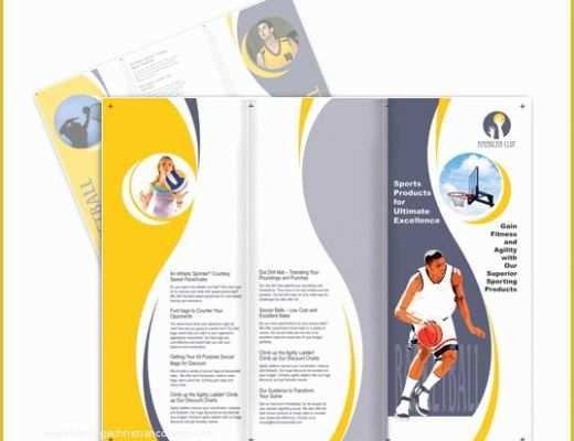 Sport Brochure Templates Free Of Sports Basketball Games Brochure Templates