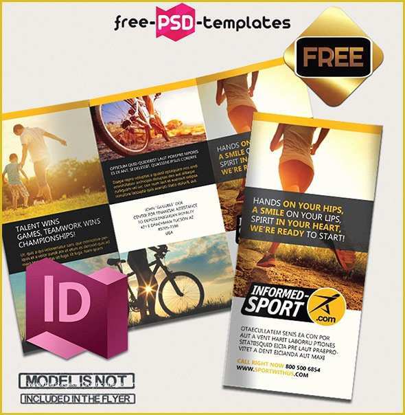 Sport Brochure Templates Free Of Sports Brochure Templates Free Csoforumfo