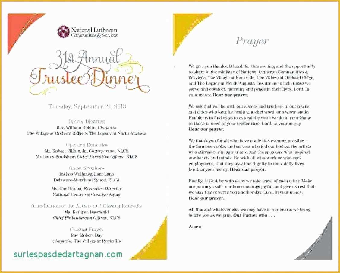 Awards Banquet Program Template