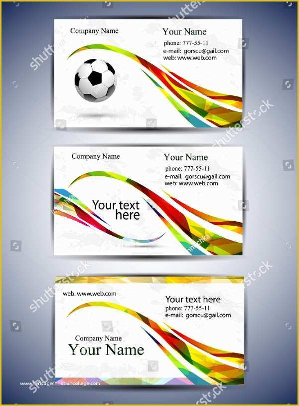 Sports Business Cards Templates Free Of 23 Sports Business Card Templates Free & Premium Download