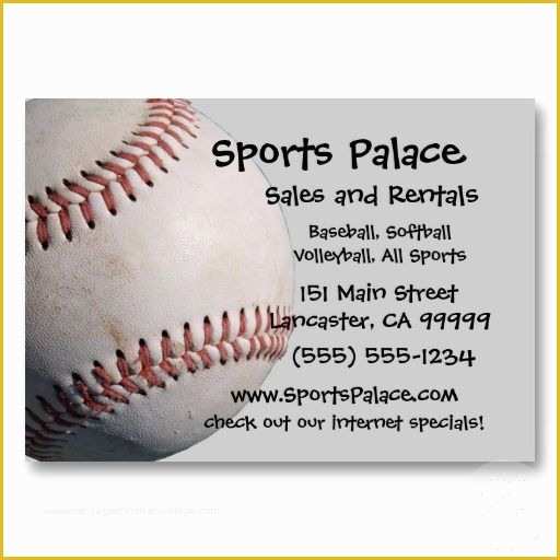 Sports Business Cards Templates Free Of All Sports Business Card Templates $29 95 All Sports