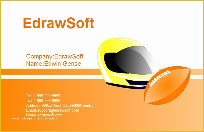 Sports Business Cards Templates Free Of Sport Business Card Templates
