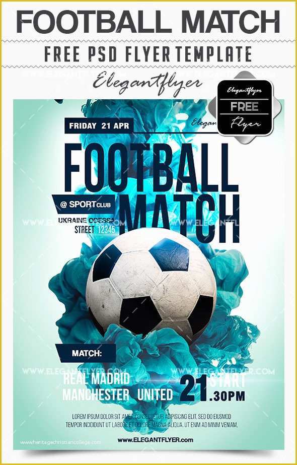 Sports event Flyer Template Free Of 20 the Best Sport Flyer Templates for Professional event