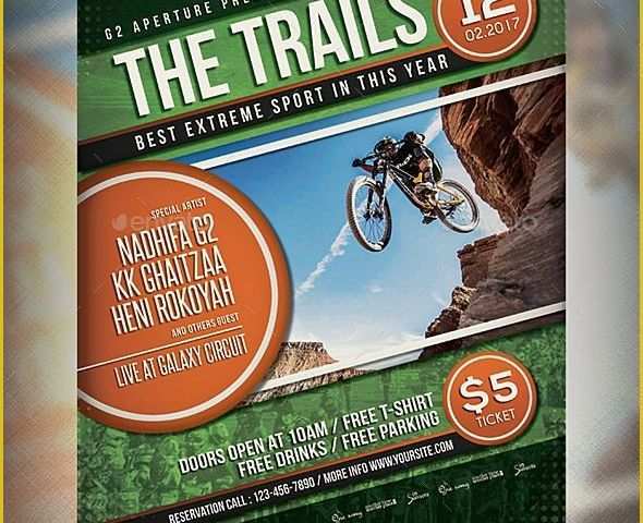 Sports event Flyer Template Free Of Adventure Sport event Flyer Poster