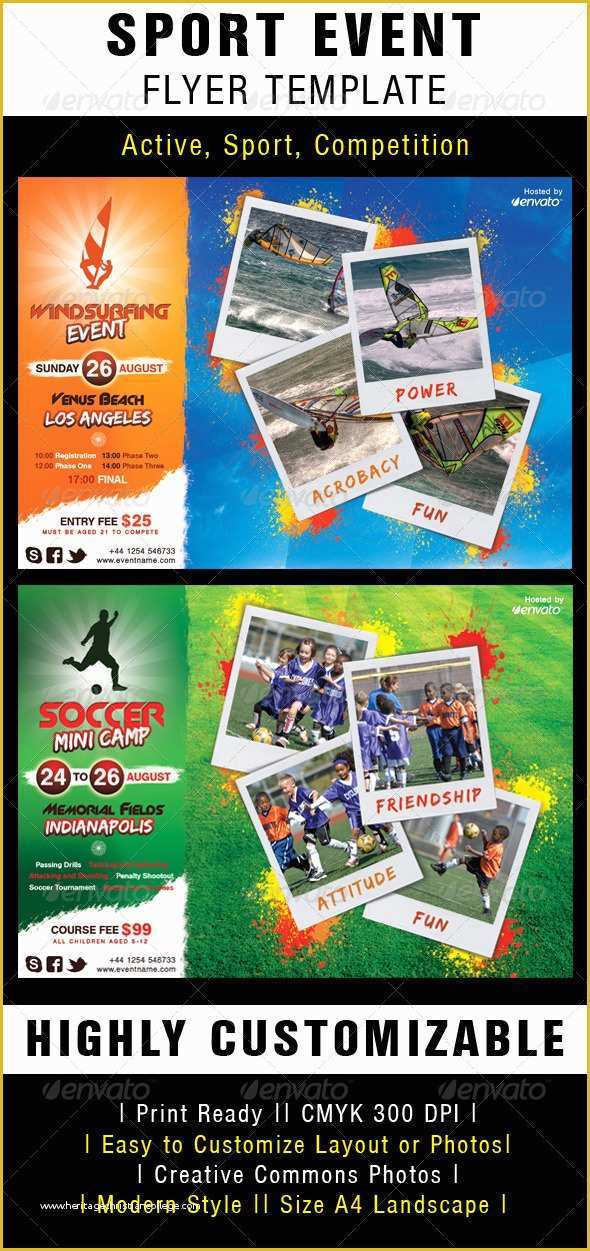 Sports event Flyer Template Free Of Sport event Flyer Template