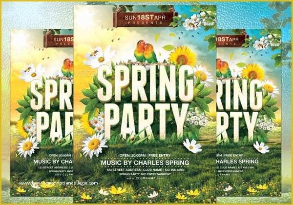 Spring Flyer Template Free Of 35 Spring Flyer Templates Free & Premium Download