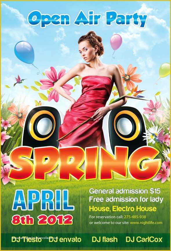 Spring Flyer Template Free Of Free Psd Flyer Flyer Templates Free Free Psd