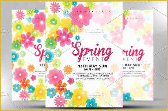 Spring Flyer Template Free Of Spring event Flyer Template Flyer Templates Creative