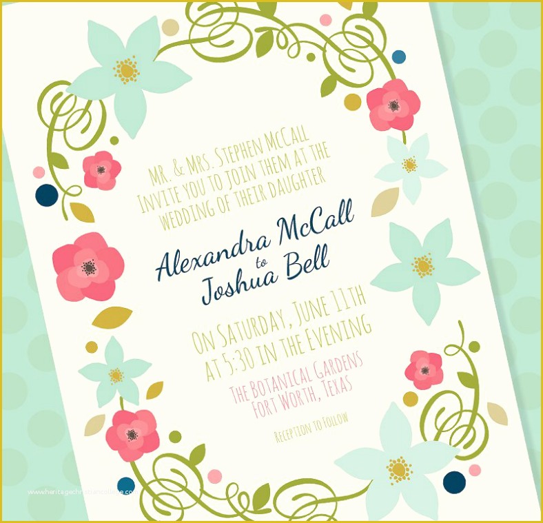 Spring Invitation Templates Free Of 11 Spring Invitation Designs &amp; Templates Psd Ai